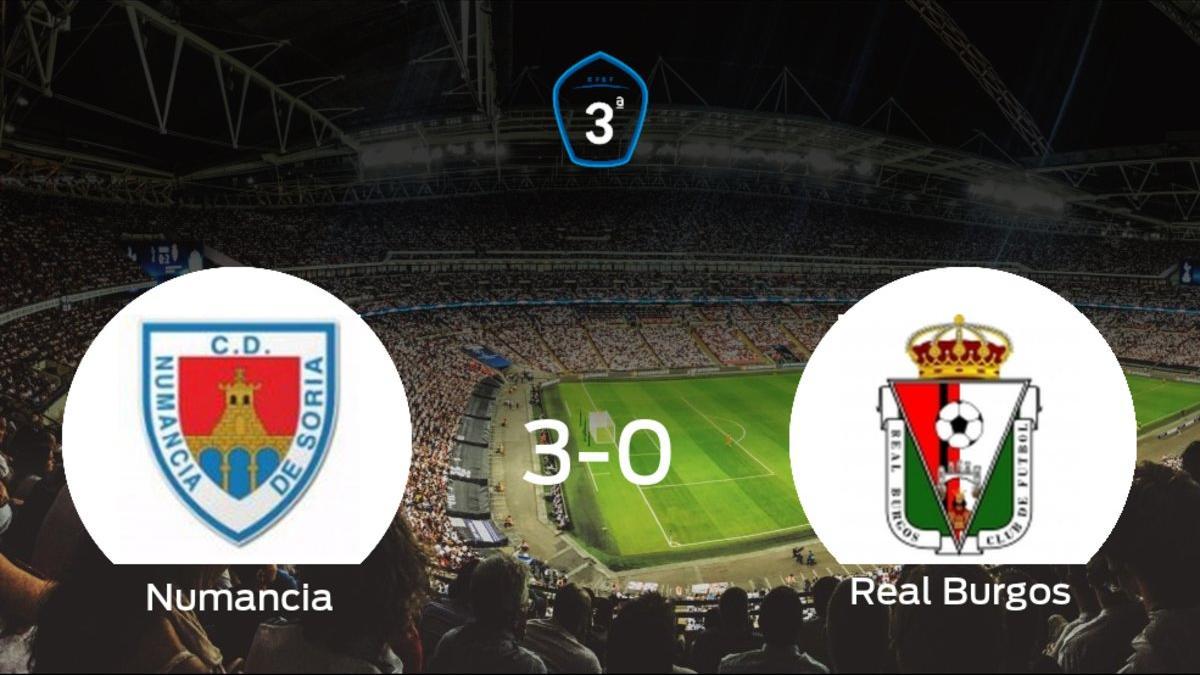 El Numancia B se pasea frente al Real Burgos CF sin apenas obstáculos (3-0)