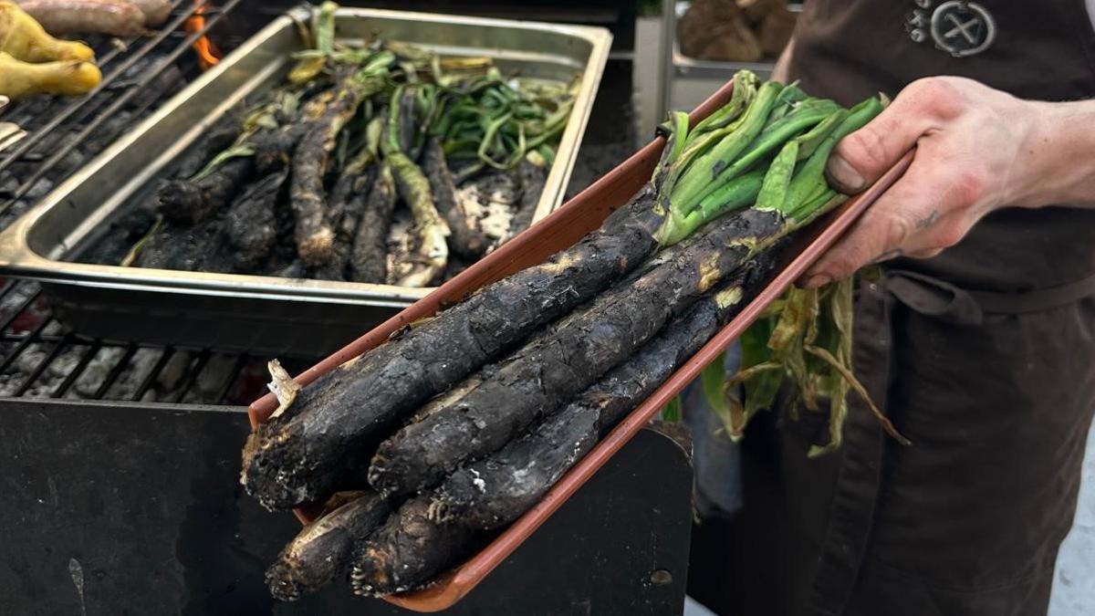 'Calçots' del restaurante Traca.