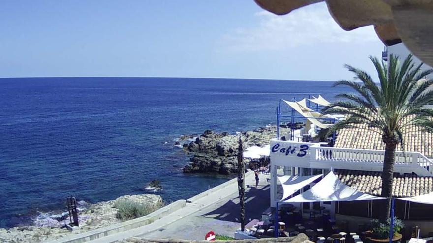 Blick auf die Promenade von Cala Ratjada.