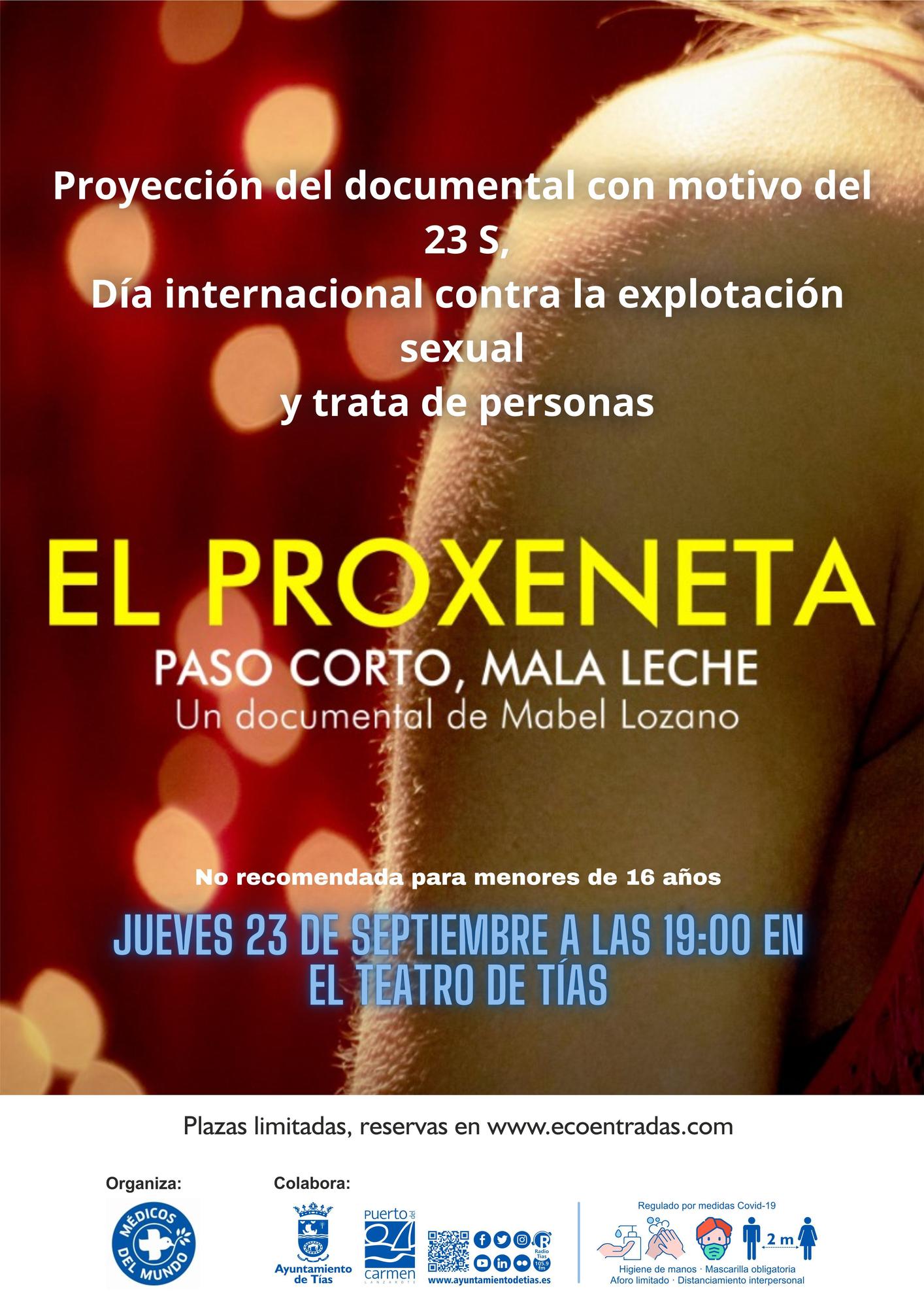 Cartel del documental de Mabel Lozano &#039;Proxeneta&#039;