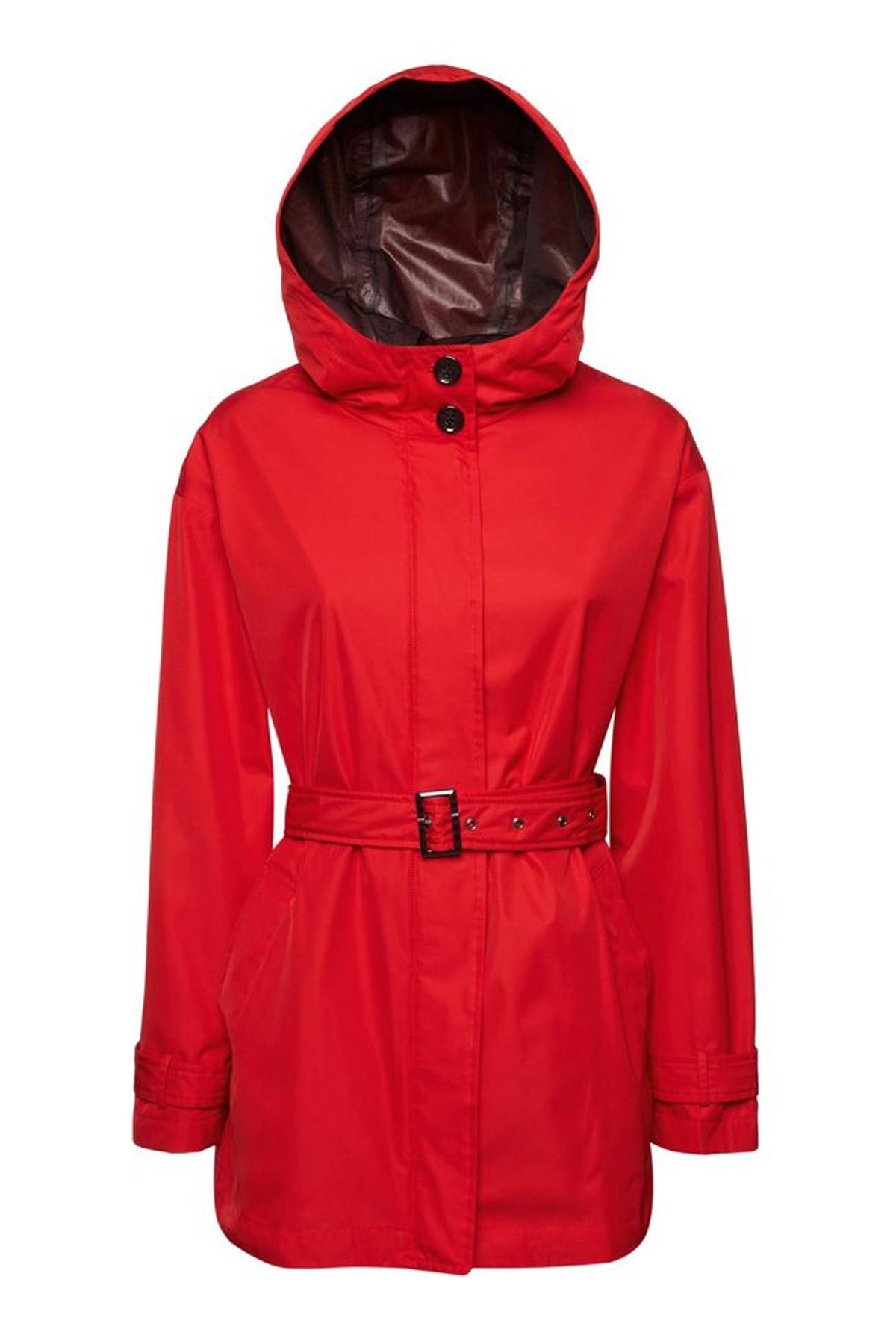 Impermeable rojo