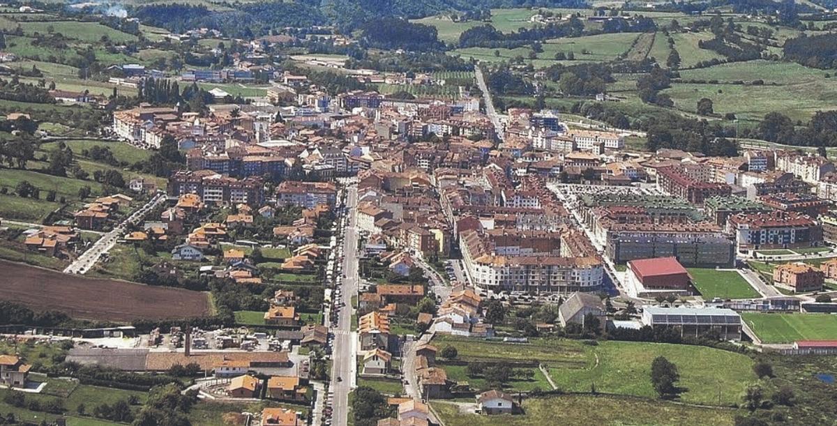 Una vista general de Villaviciosa