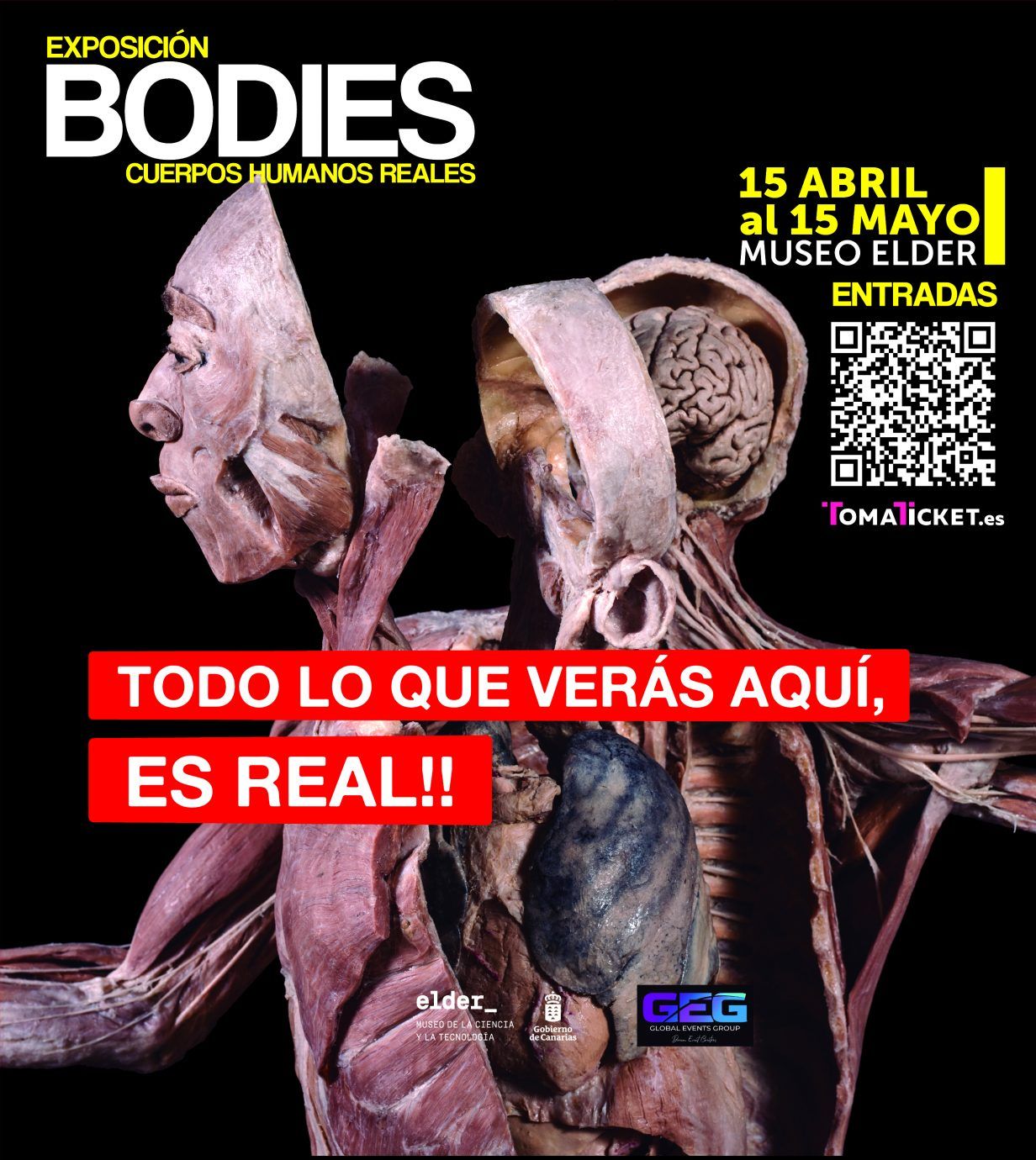 Cartel de la exposición Bodies.