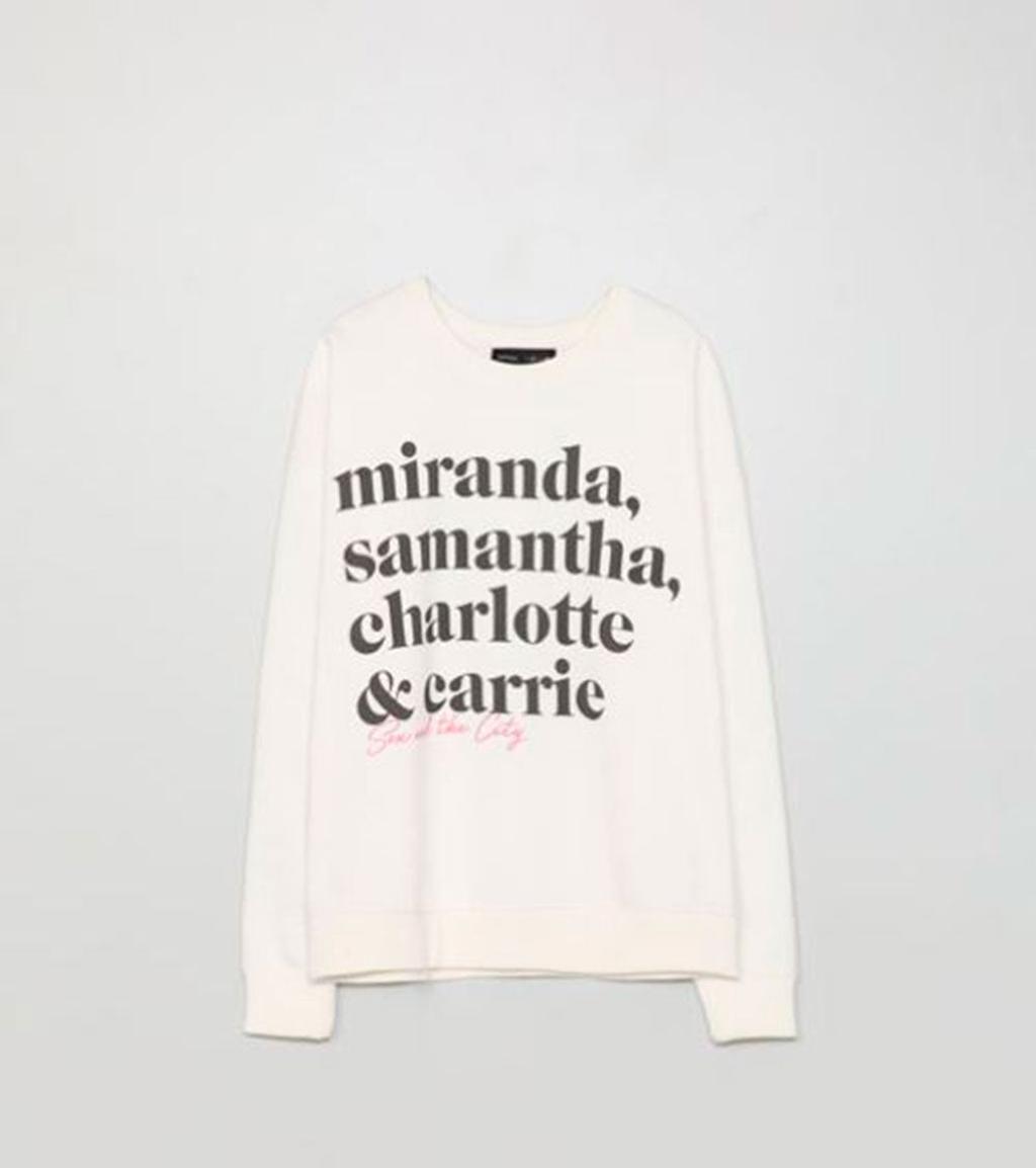 Sudadera de 'Sexo en Nueva York' de Lefties