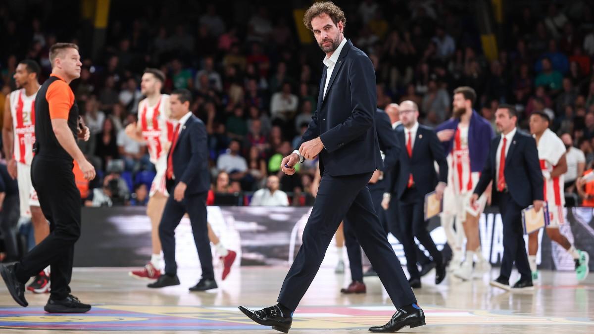 Roger Grimau, en el partido ante Estrella Roja