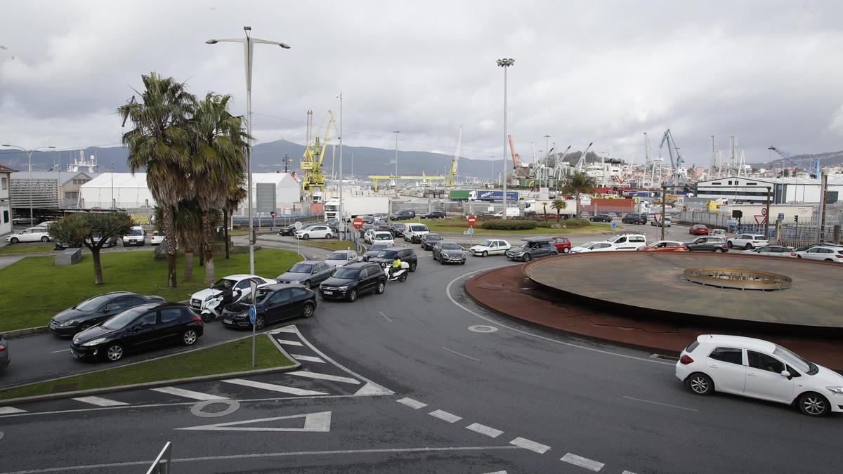 La zona de Beiramar se colapsa por el cierre del túnel