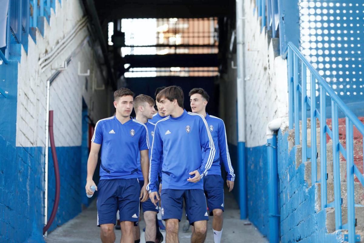 Entrenamiento del Real Zaragoza juvenil