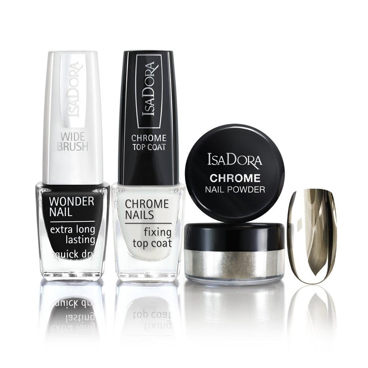 El kit Chrome Nails de Isadora