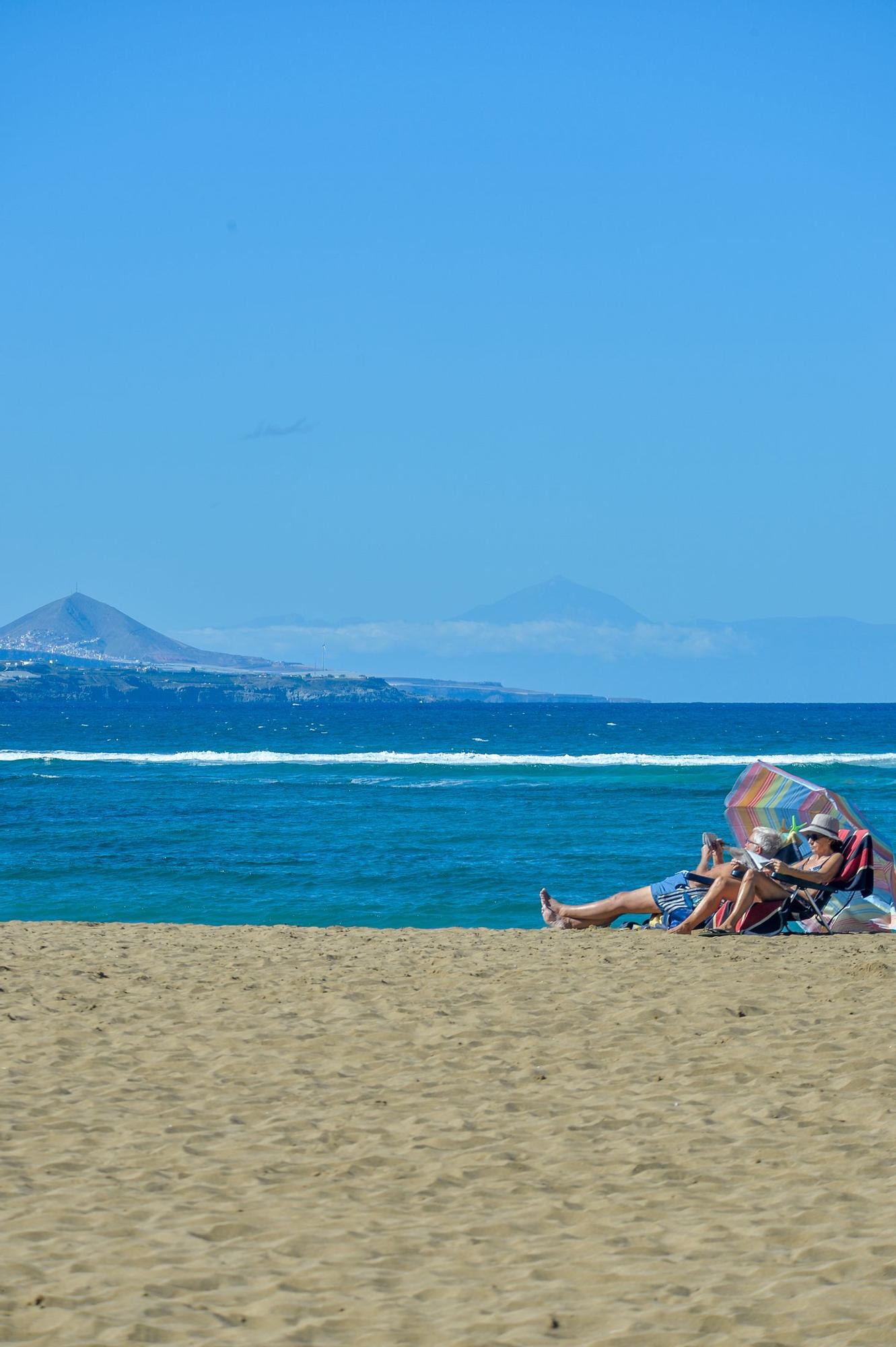 Tiempo en la playa de Las Canteras (1/12/2022)