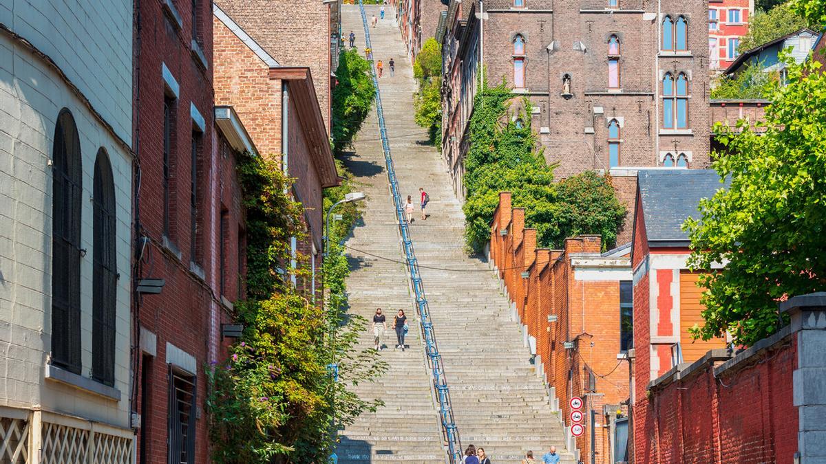 Escaleras en Lieja