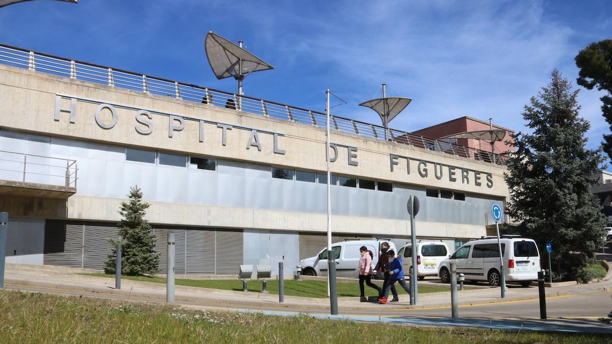 L'exterior de l'hospital de Figueres en una imatge d'arxiu.
