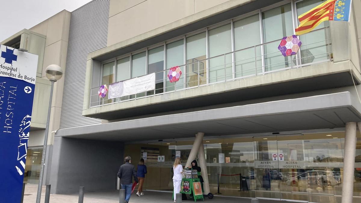 El hospital Francesc de Borja de Gandia, desde donde se coordina todo el programa.