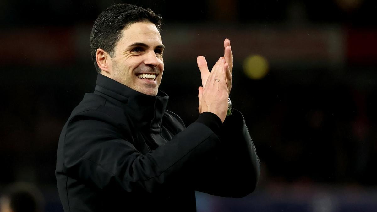 Mikel Arteta, tras la victoria en Champions