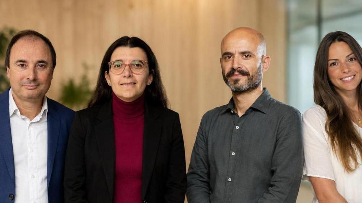 Sergio Pérez, Raquel Machín, Aitor Lagunas e Irene Molina.
