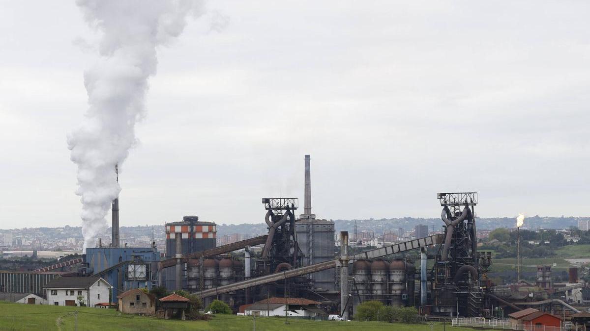 Instalaciones de ArcelorMittal en Gijón.