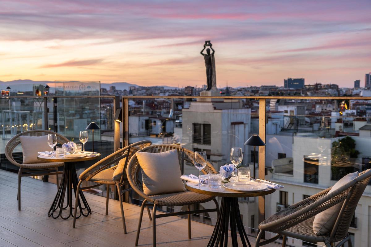 Terraza del Hotel Emperador.