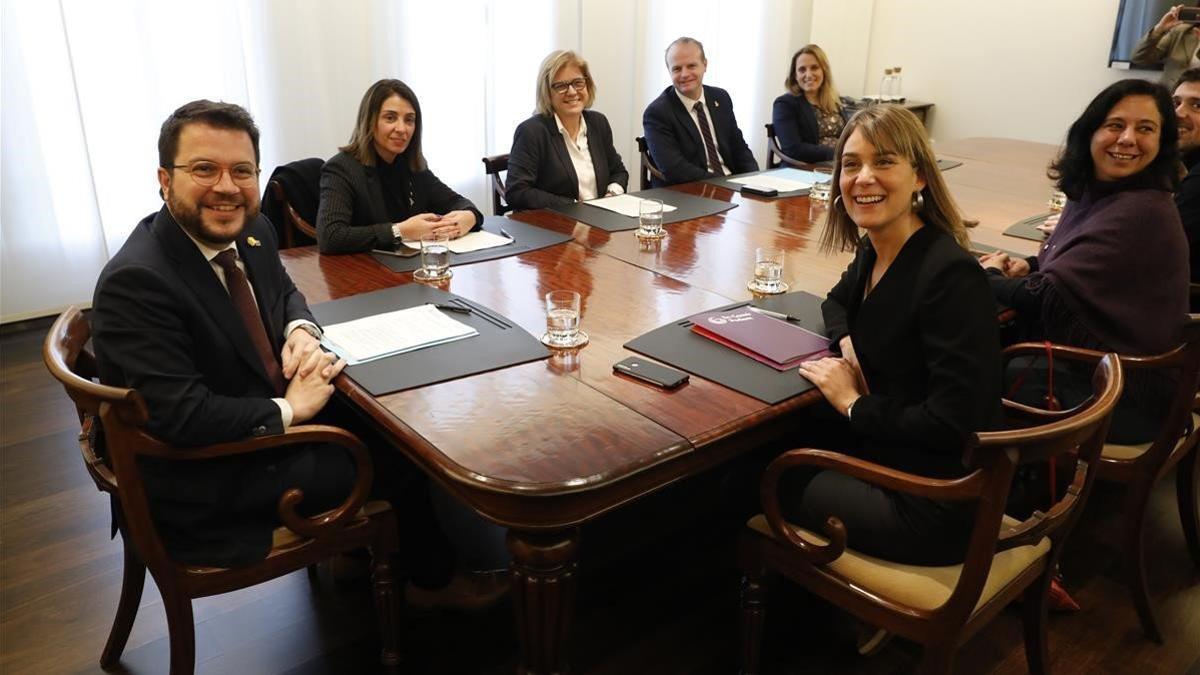 Presentación acuerdo presupuestos de la Generalitat