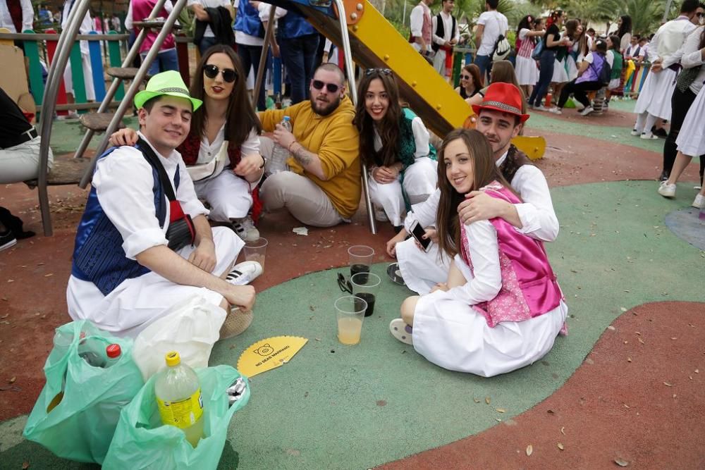 Ambiente en el Jardín de la Fama en el Bando de la Huerta