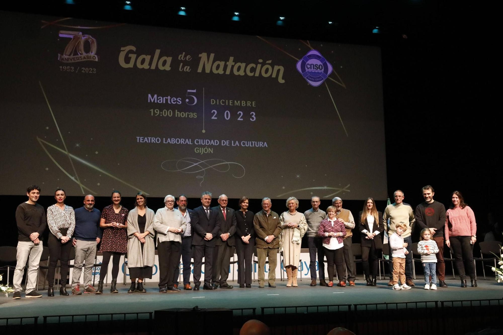 Así fue la gala por los 70 años del Club de Natación Santa Olaya (en imágenes)