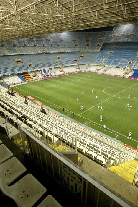 Así fue el último partido del Valencia sin público