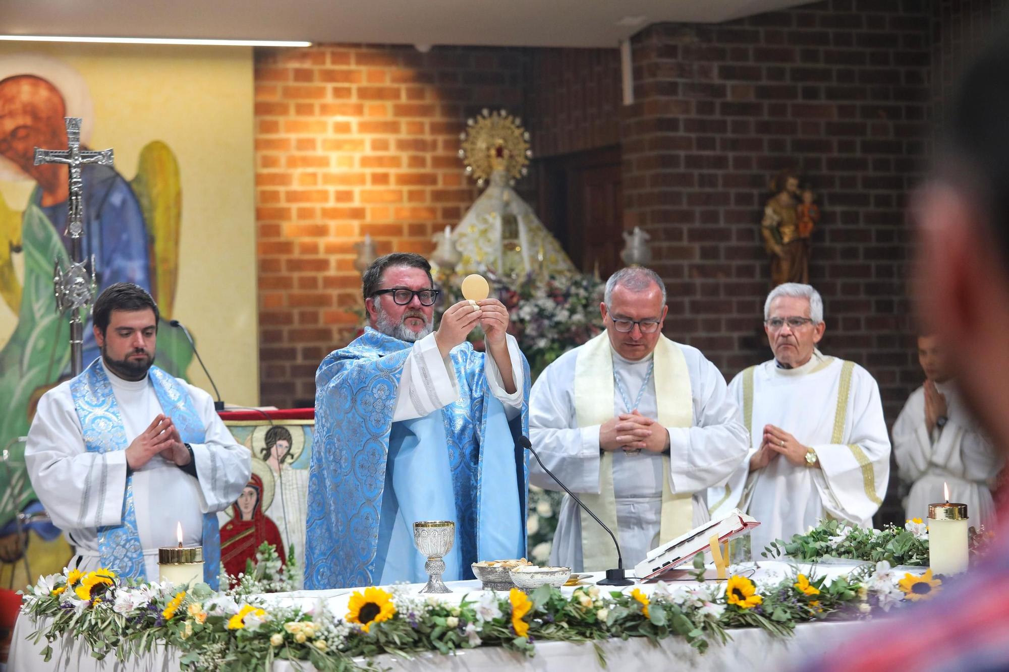 Las imágenes de la llegada de Lleó a a la iglesia de Santo Tomás de Villanueva