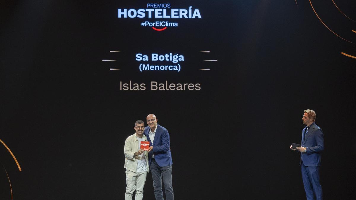 Sa Botiga, reconocida en los Premios Hostelería #PorElClima 2026 por su compromiso ambiental.