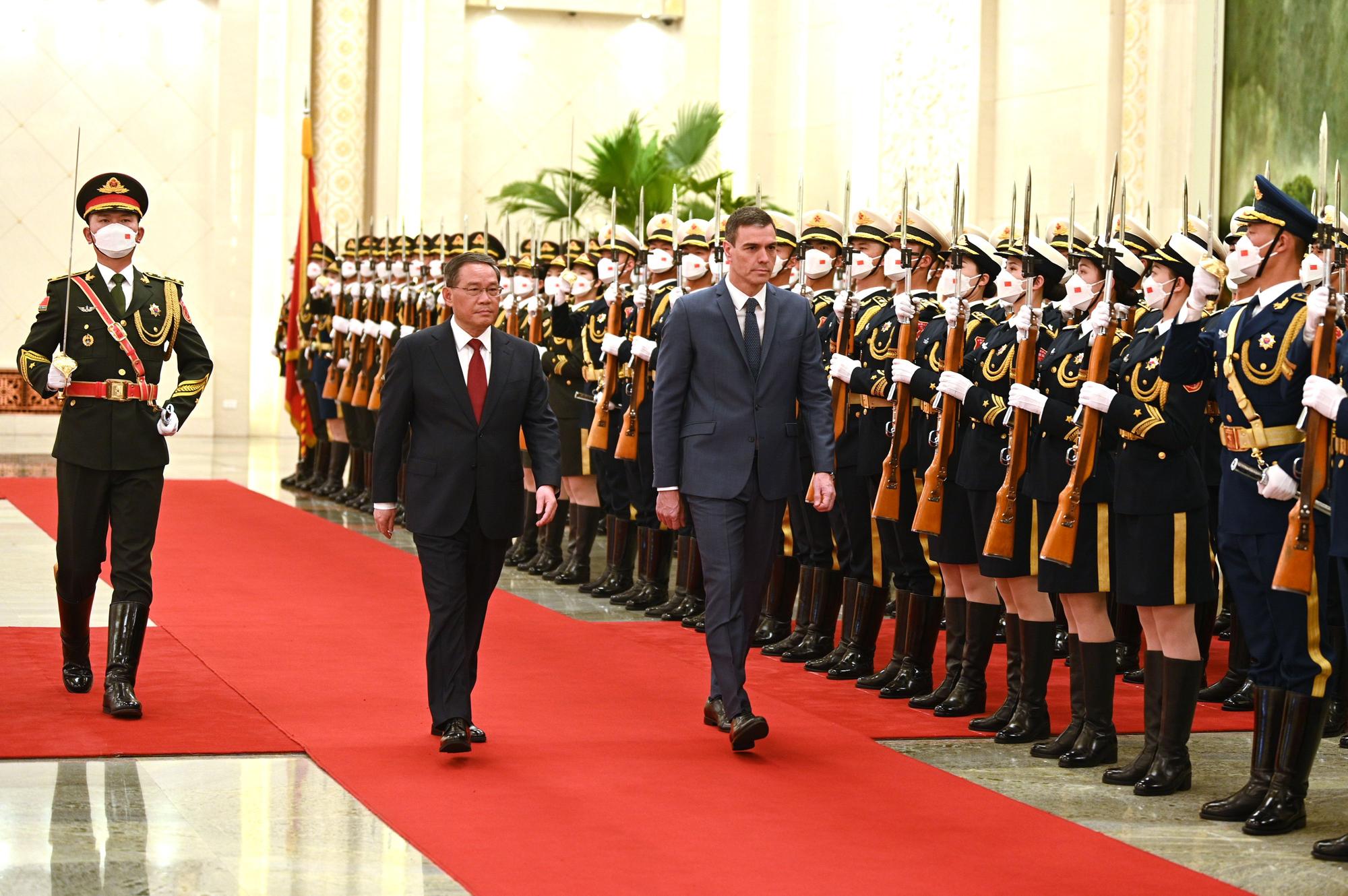 Visita del presidente español Pedro Sánchez a China