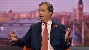 Nigel Farage, durante su intervención en el programa de la BBC.