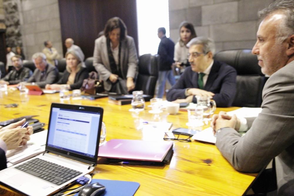 Consejo de Gobierno de Canarias Crisis del Coronavirus  | 11/03/2020 | Fotógrafo: Delia Padrón