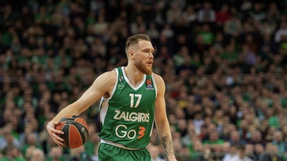 Ignas Brazdeikis, nuevo fichaje del Unicaja, procedente del Zalgiris Kaunas