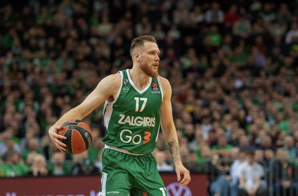 Ignas Brazdeikis, nuevo fichaje del Unicaja, procedente del Zalgiris Kaunas