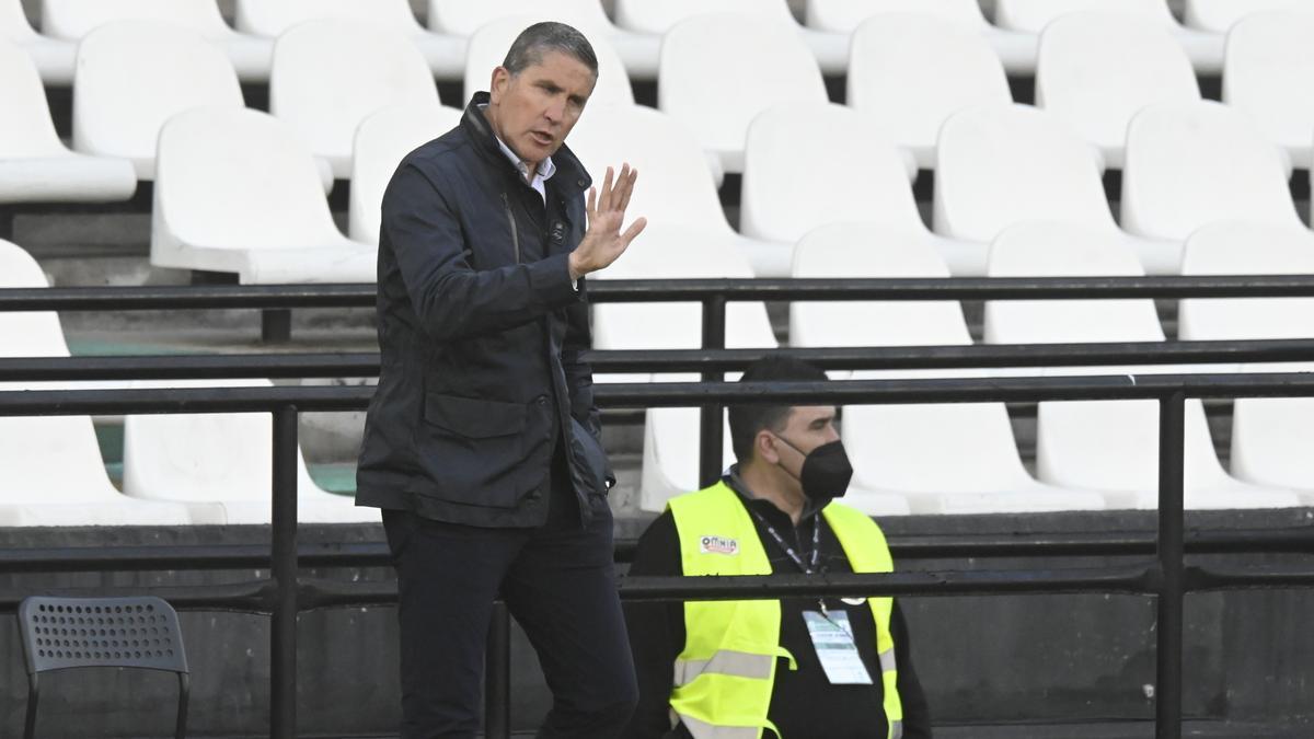 Juan Carlos Garrido durante un encuentro.