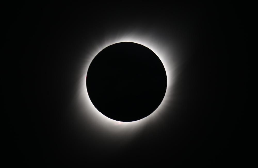 Así se ha visto el eclipse solar total en Sudaméri