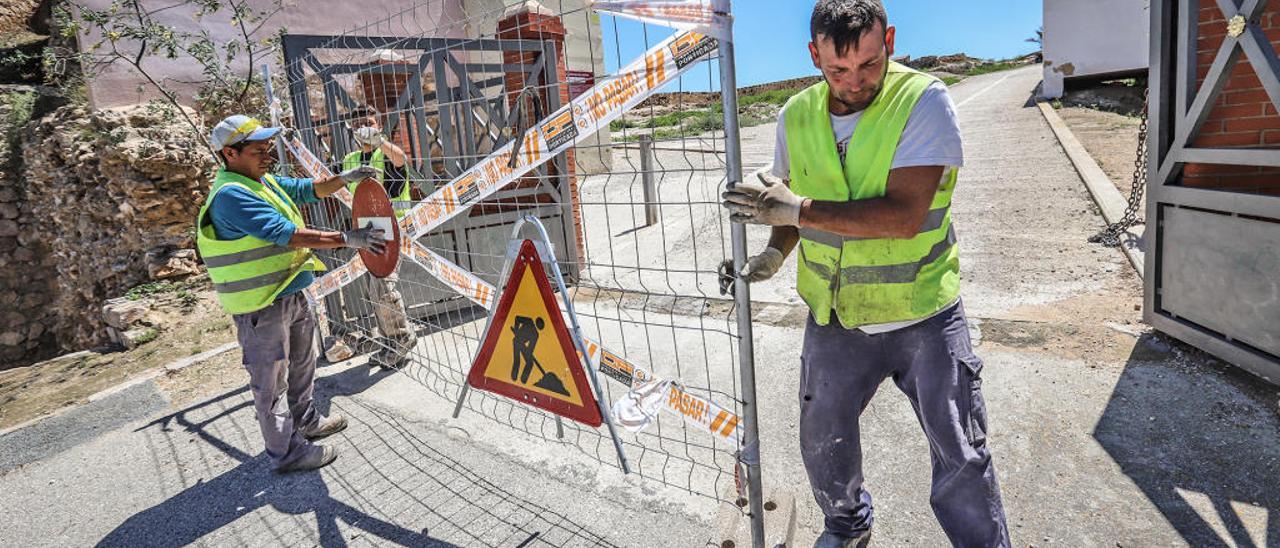 Comienzan las esperadas obras de restauración del Castillo de Guardamar