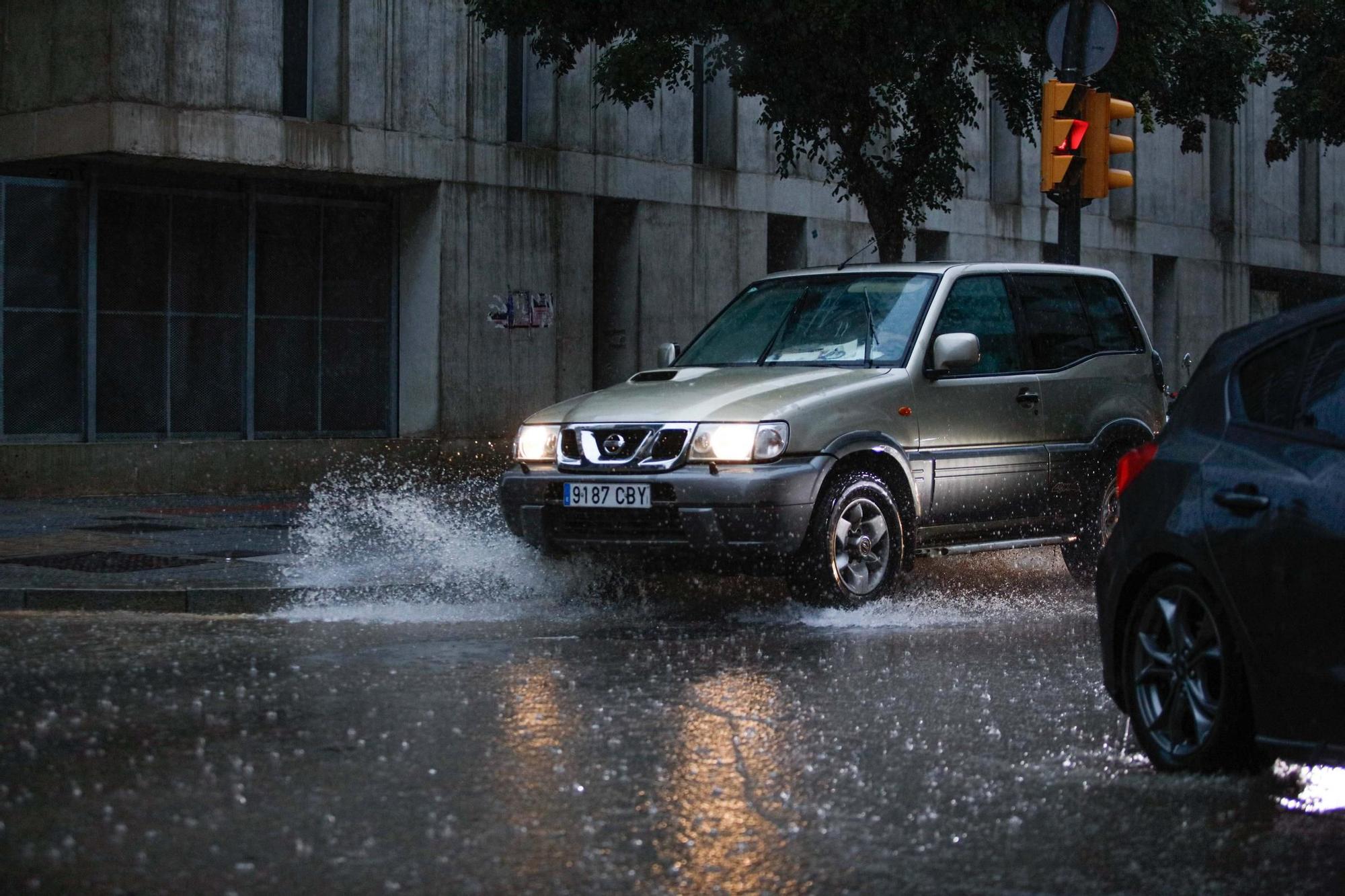 Todas las imágenes de la lluvia en Ibiza