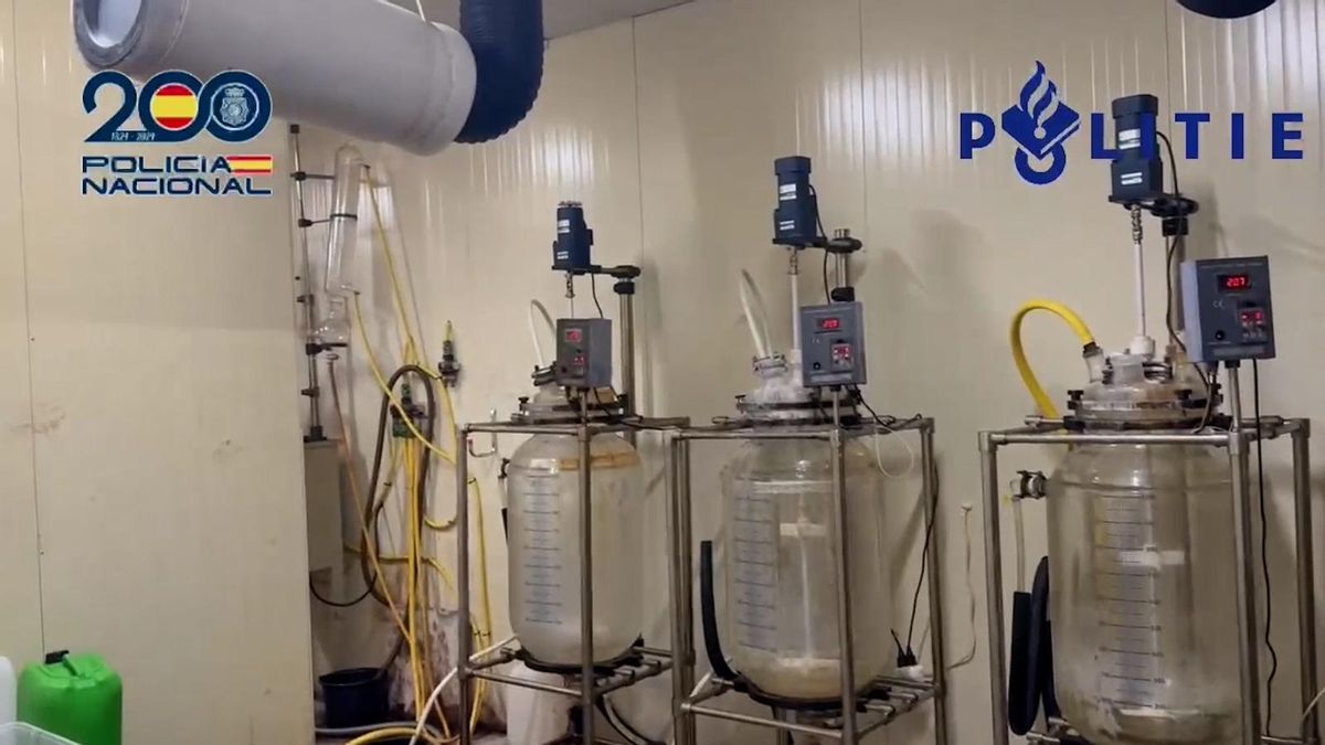 Laboratorio de MDMA desarticulado por la Policía en Amposta