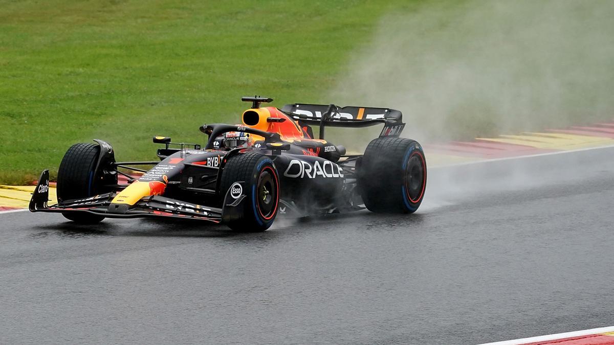 El neerlandés Max Verstappen (Red Bull), en el GP de Bélgica de 2023.