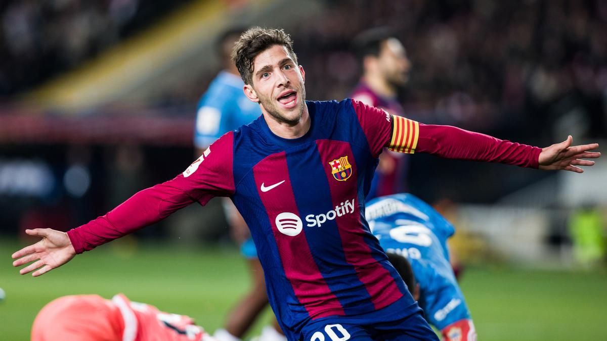 Sergi Roberto con el FC Barcelona