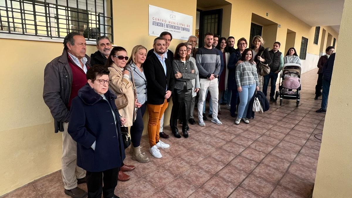 Rotulación del Centro de Atención Temprana de Lucena.