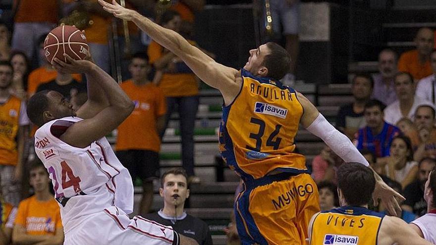 Los fichajes del Valencia Basket doblegan a los del CAI Zaragoza (80-73)