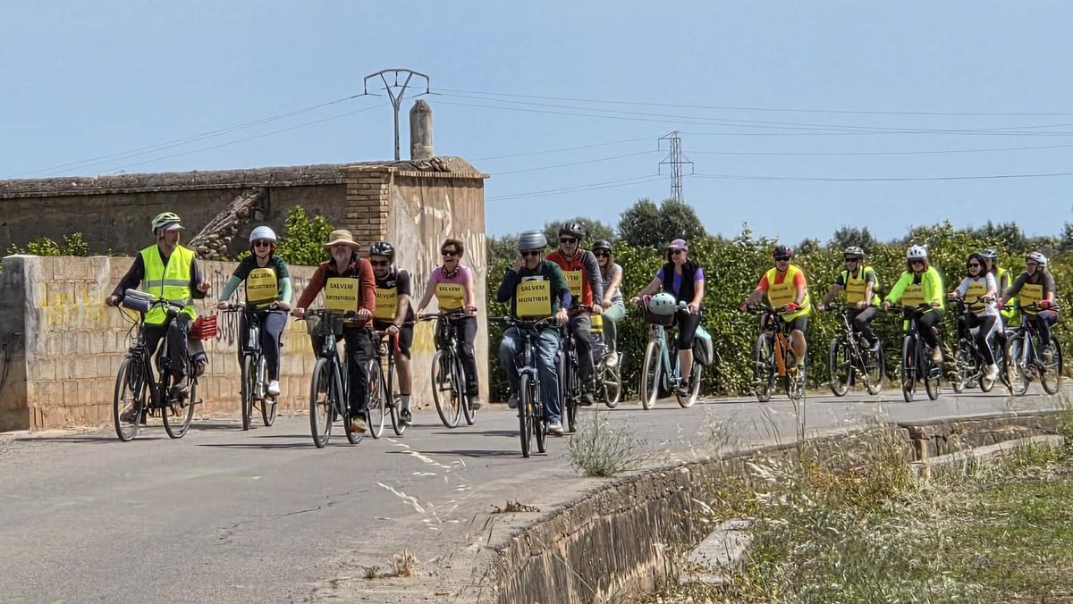 'Volta en bici' en defensa de Montiber