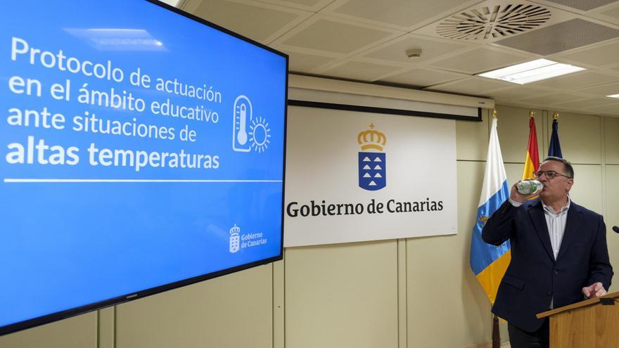 El alumnado podrá salir antes de las aulas y recibir clases telemáticas en el protocolo frente al calor