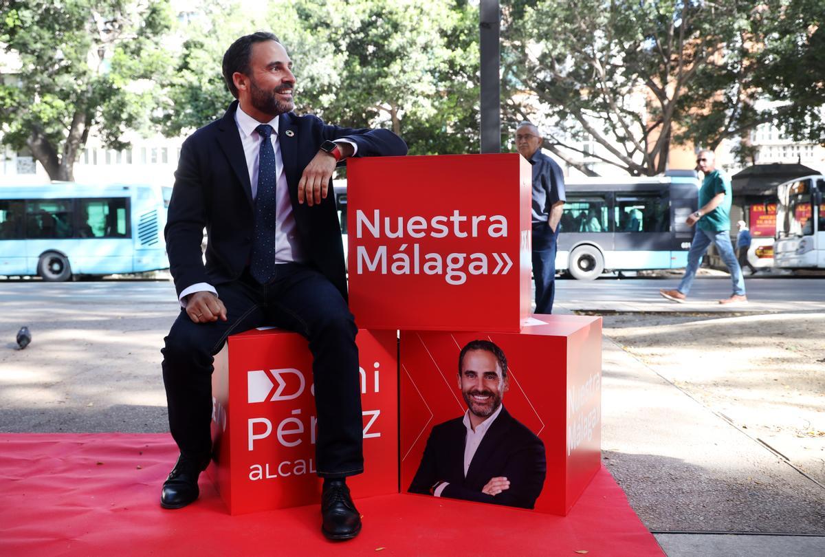 El candidato socialista a la alcaldía de Málaga, Daniel Pérez.