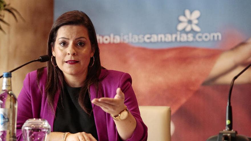 La consejera de Turismo del Gobierno de Canarias, Yaiza Castilla.
