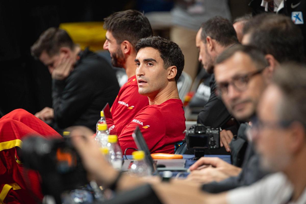 Jaime Fernández, descartado por lesión en el duelo entre España y Georgia.