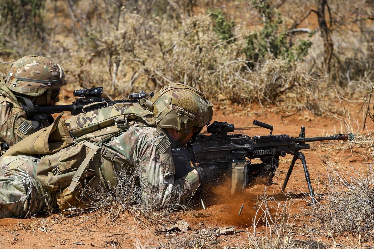 EEUU monta en la sabana de Kenia su mayor maniobra militar en África del Este