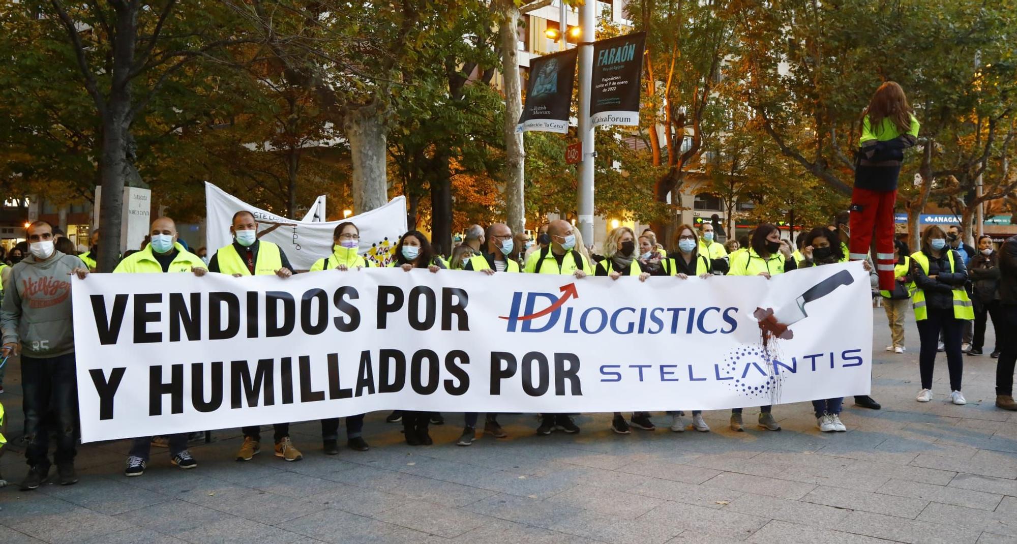 Tarde de protestas en Zaragoza