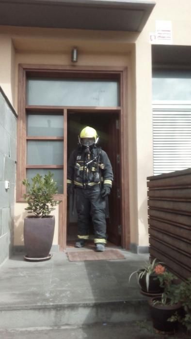 Incendio en una vivienda de Santa Brígida