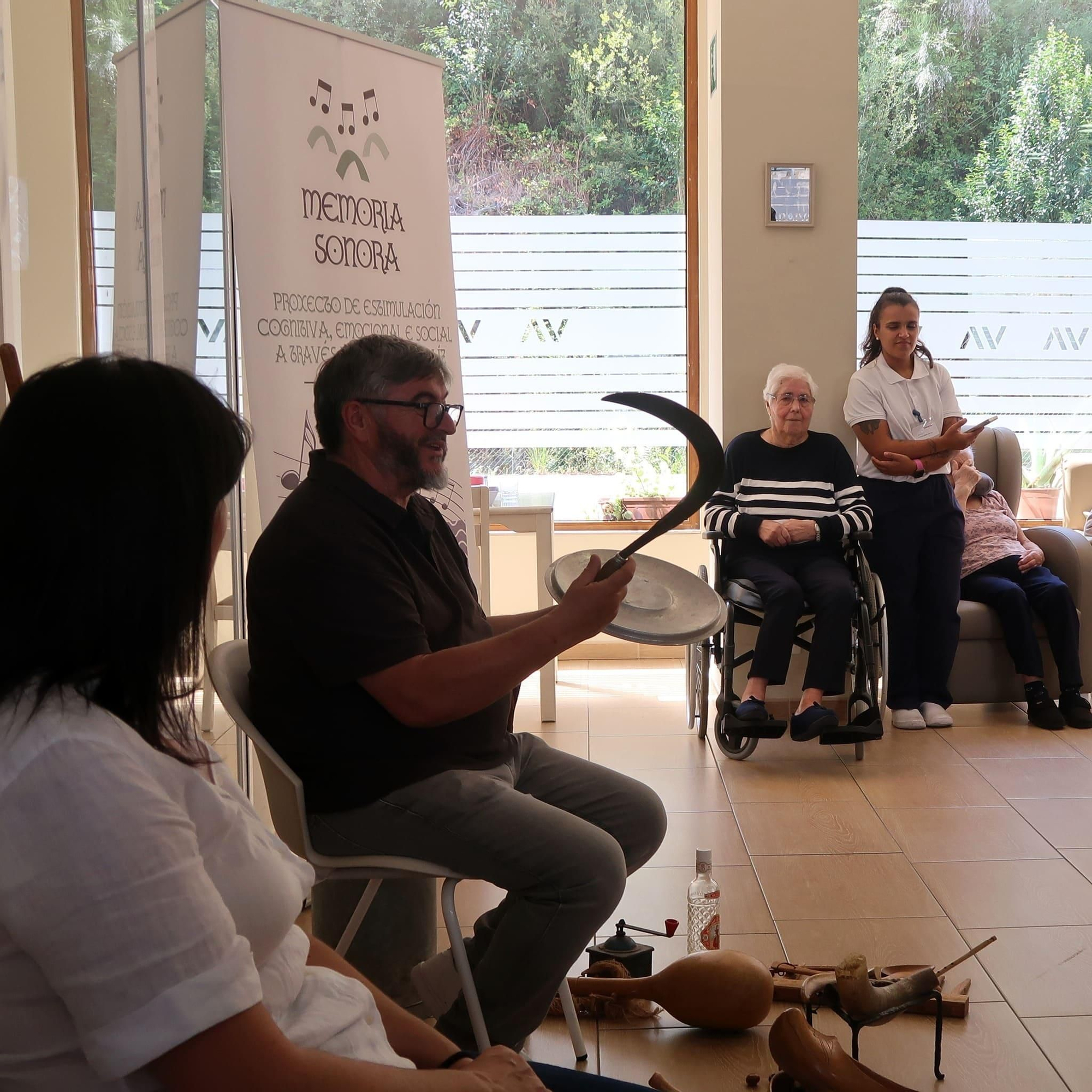 "Memoria sonora", un proxecto terapéutico coa música de raíz