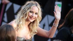 Jennifer Lawrence, el pasado día 4, llega a la gala de los Oscar, en Hollywood.